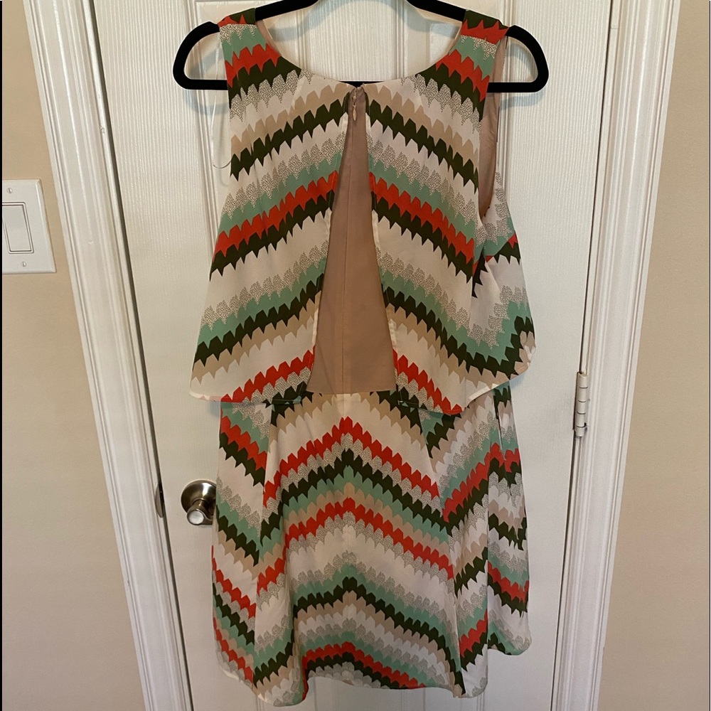 1.STATE Colorful mini dress
